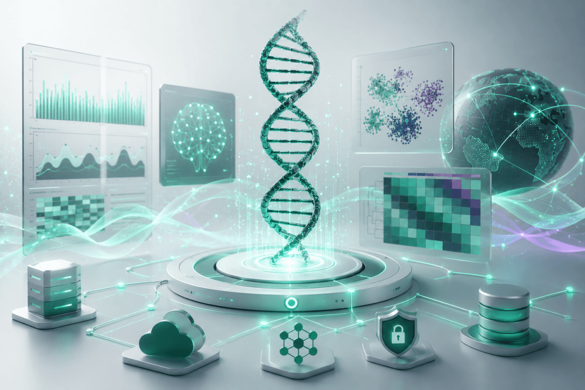Genomics Platform Engineering Trends (2026): AI, Multi-Omics & Federated Data | NonStop io