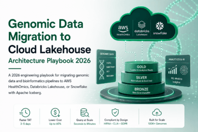Genomic Data Migration to Cloud Lakehouse Architecture Playbook 2026