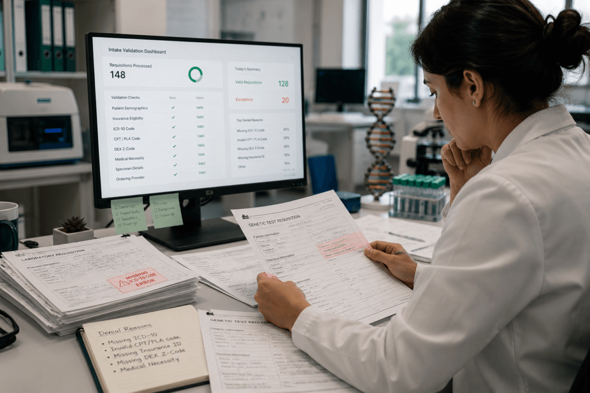 How Software Reduces Genetic Testing Claim Denials: CPT Coding Automation for Genomics Labs
