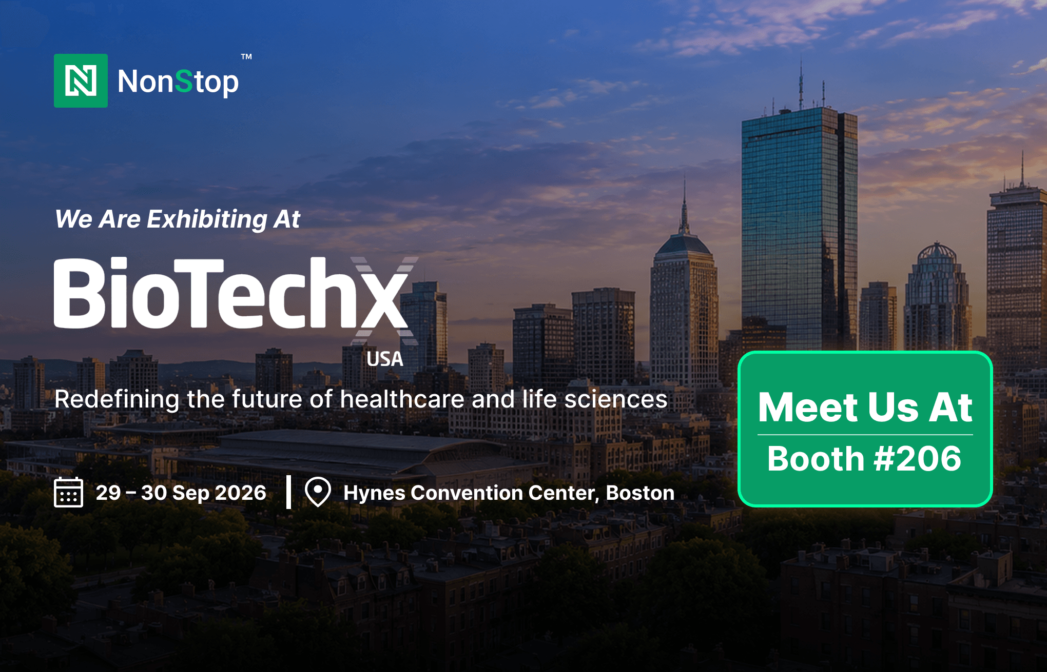 Meet us at BiotechX 2026